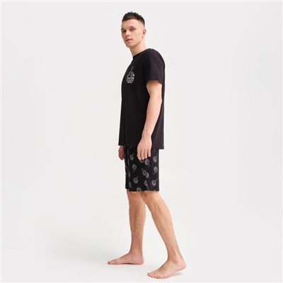 Пижама мужская KAFTAN F*ck you, размер 54, чёрная