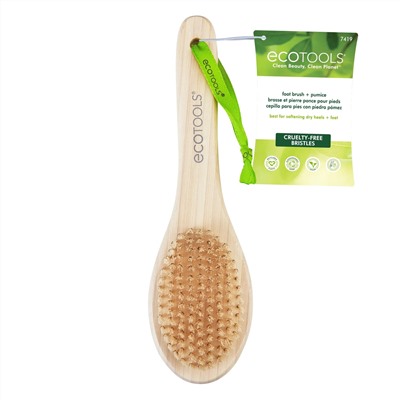 EcoTools, щетка для ног и пемза, 1 шт.