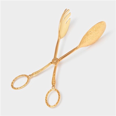 Щипцы для подачи «Рахат золото», h=22 см, цвет золотистый