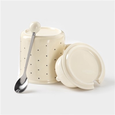 Кружка «Милый кот», 400 мл, 13.3×9.5×16 см, керамика, бежевая