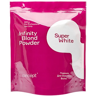 CONCEPT Infinity Blond Powder «Super White» Порошок для осветления волос 500 г