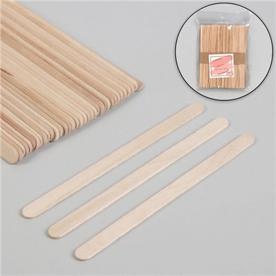 Шпатели для депиляции, деревянные, 14×1 см, 50 шт.