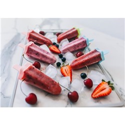 Форма для мороженого «Звезда», 6 ячеек, пластик, прозрачная