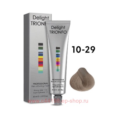 CD Делайт-Триумфо Стойкая Крем-краска для волос 10-29 светлый блондин пепельно-фиолетовый 60 мл