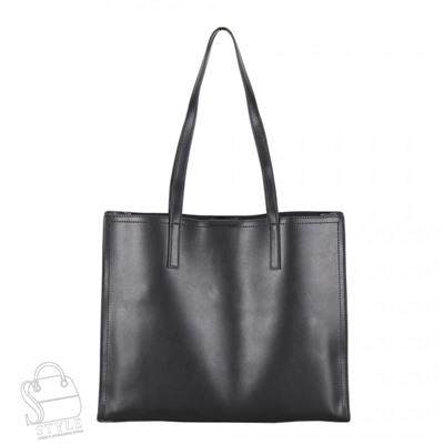 Сумка женская кожаная 95211PE black Polina&Eiterou