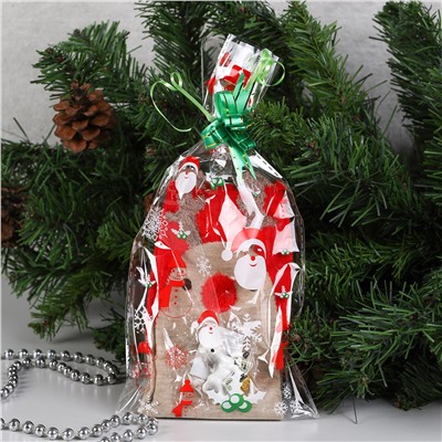 Подарочный набор Новогодний № 27 / Носки + магнитик ЛОШАДЬ /