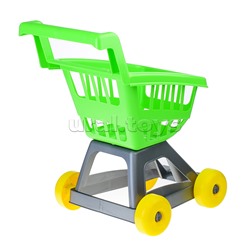 Тележка для супермаркета с продуктами