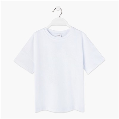 Футболка детская MINAKU: Future, белая, рост 104 см