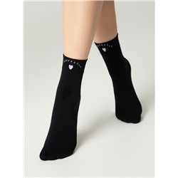 Полиамидные CONTE FANTASY Матовые носки с сияющей термоаппликацией Perfectly