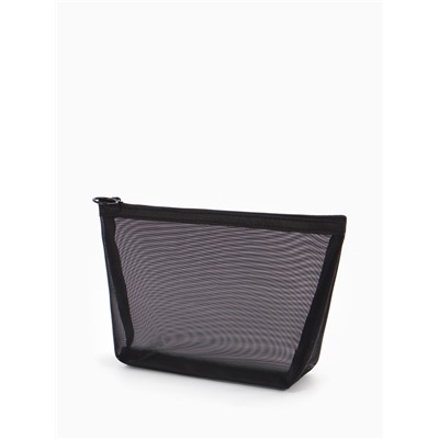 Косметичка Classic, сетка, на молнии, чёрная