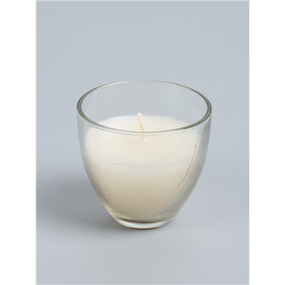 УЦЕНКА Свеча ароматическая в стакане «SCENTED CANDLE» 100 г, шелковица+ваниль