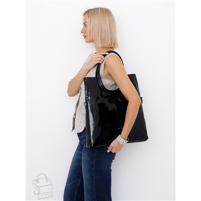 Сумка женская кожаная 1475-2Y black Polina&Eiterou