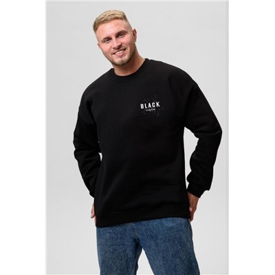 8559 свитшот мужской (Черный_горы)