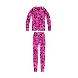 Термокомплект трикотажный для девочек: брюки, толстовка