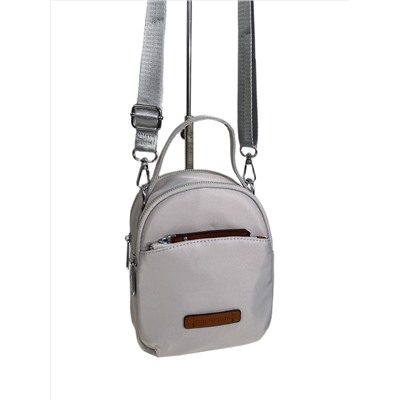 Текстильная сумка из непромокаемого текстиля, цвет светло серый