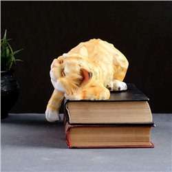 Садовая фигура из гипса «Спящий Кот», 15×23×13 см