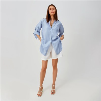 Блузка женская MINAKU: Casual collection, размер 42, голубой