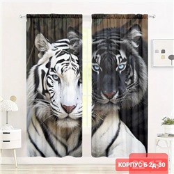 Портьеры с принтом, 3*2,6 см (без тюля)