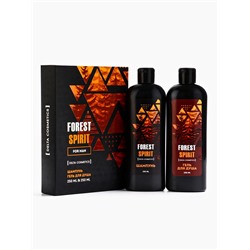 Подарочный набор мужской FOREST SPIRIT, гель для душа 250 мл, шампунь 250 мл