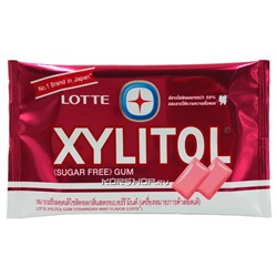 Жевательная резинка Клубника и Мята Xylitol Strawberry Mint Thai Lotte, Таиланд, 11,6 г Акция