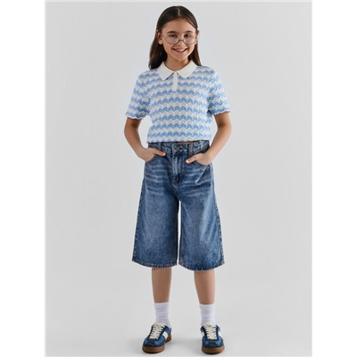 БЕРМУДЫ ДЖИНСОВЫЕ ДЛЯ ДЕВОЧЕК 2026-1DSG821-2t