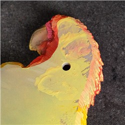 Подвесной декор - поилка из полистоуна «Попугай», 36 см