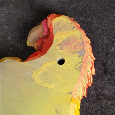 Подвесной декор - поилка из полистоуна «Попугай», 36 см