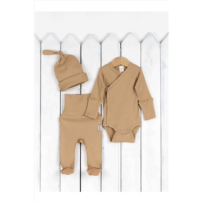 Комплект (Боди+Ползунки+Шапочка) BABY BOOM, 1029649
