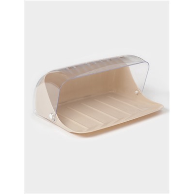 УЦЕНКА Хлебница «Изобилие», 32×25.5×15 см, светло-бежевая