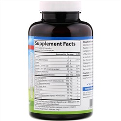 Carlson Labs, Glutathione Booster, добавка с глутатионом, 180 капсул