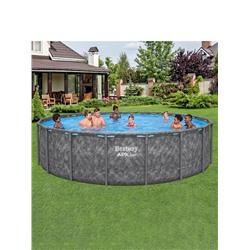 Бассейн каркасный Steel Pro Max, 549×132 см, фильтр-насос, лестница, тент, круглый, 561KC Bestway