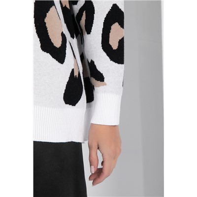 Джемпер Лоренсия (бело-бежевый) Б12700-18