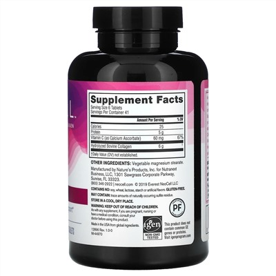 Neocell, Super Collagen + C, добавка с коллагеном и витамином C, 250 таблеток