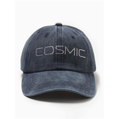 Кепка женская со стразами MIST Cosmic, синяя, размер 56-58