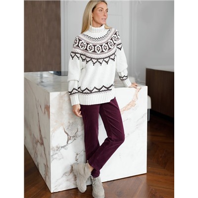 Брюки из эластичного микро-вельвета