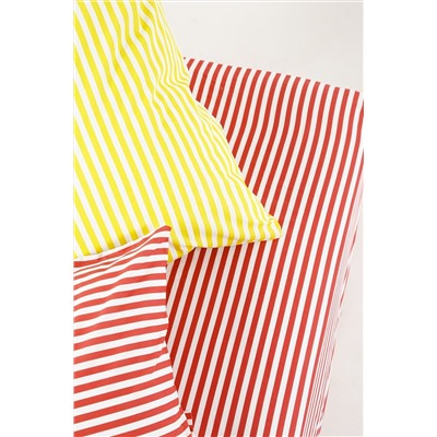 Простыня на резинке Urban Family Малиновый полоса НАТАЛИ, 876470