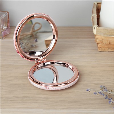 Зеркало карманное 7 см / MB-25 /уп 12/300/