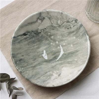 Тарелка керамическая «Стоун», 20×5.5 см, 600 мл, Dolce Ceramo