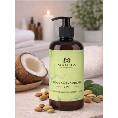 MANITA Парфюмированный крем для рук и тела / Pistachio, Almond, Coconut Cream, 300 мл 28392