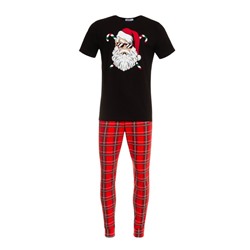 Пижама мужская (футболка, брюки) KAFTAN «Дед Мороз», размер 56