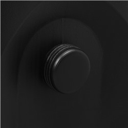 Бак для душа, 150 л, пластиковый, с крышкой, с резьбой под кран, чёрный