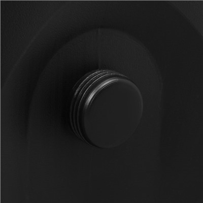 Бак для душа, 150 л, пластиковый, с крышкой, с резьбой под кран, чёрный