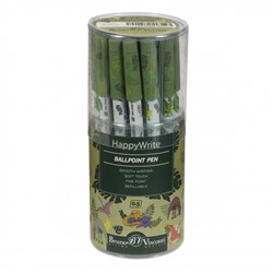Ручка шариковая 0.5 мм "HappyWrite. Динозавры" синяя 20-0215/62 Bruno Visconti
