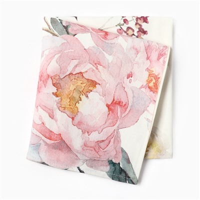 Кухонный набор «Этель» Love and grace: полотенце, варежка-прихватка, лопатка, венчик, губка