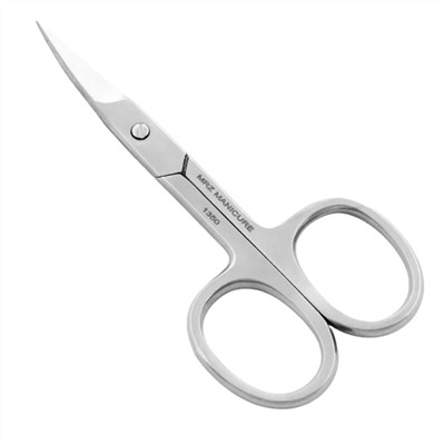 Mertz Ножницы маникюрные для ногтей изогнутые / A1350P, глянцевые, ручная заточка, 9 см 24361