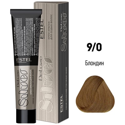 ЭстельDeLuxe Silver Крем-краска для волос 9/0 Блондин 60 мл