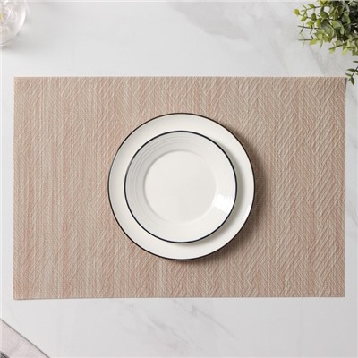 Салфетки сервировочные на стол Доляна «Энн», 4 шт., 30×45 см, бежевые