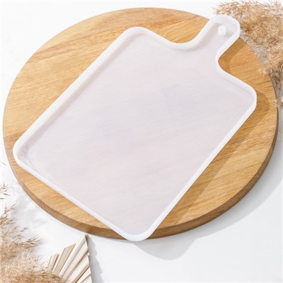 Молд для эпоксидной смолы Доляна «Классика. Прямоугольник», силикон, 34×21.5×1.2 см, цвет прозрачный