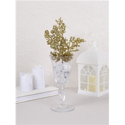 Ветка искусственная 21 см золото / GP22-558 /уп 60/300/Новый год