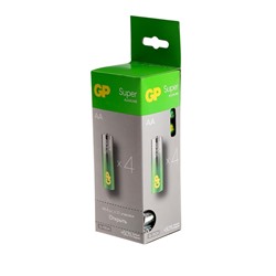 Батарейка алкалиновая GP Super, AA, LR6-40BOX, 1.5В, набор, 40 шт